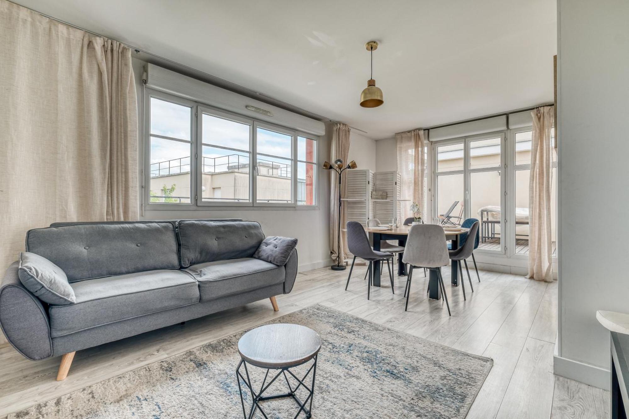 Appartement Family Terrasse 6-7Pers Proche Disney Et Gare Монтеврен Екстериор снимка